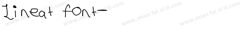Lineat font字体转换